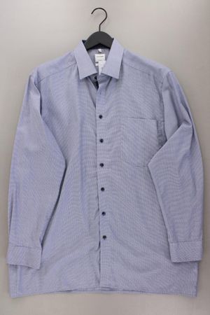 Olymp Langarmhemd Gr. Hemdgröße 44 blau
