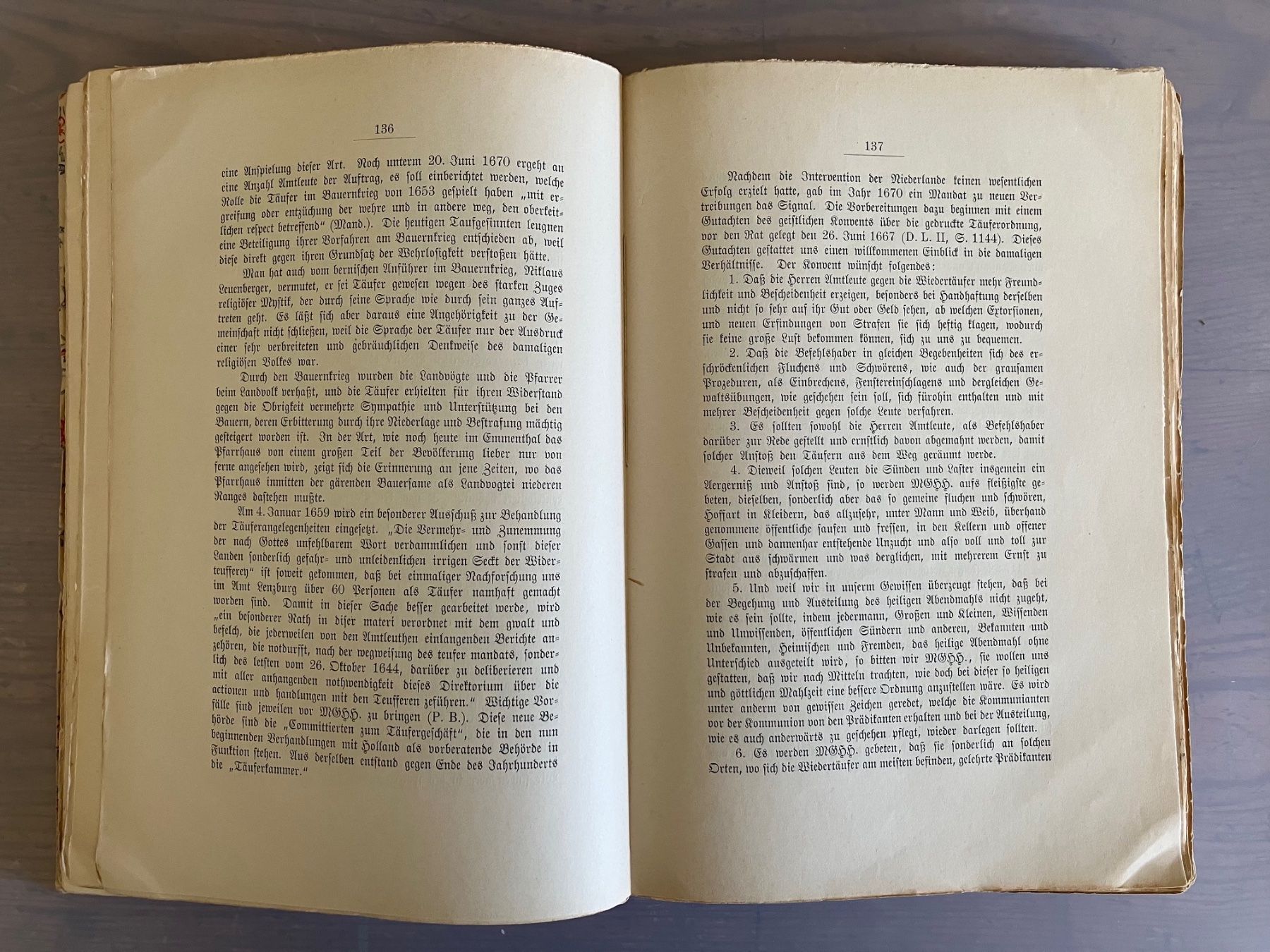 Libri: Ernst Müller, Geschichte der bernischen Wiedertäufer – Usato da Bichelsee venduto da Blume9 3