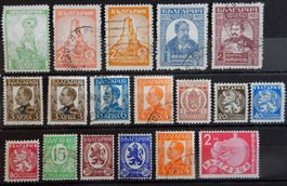 Bulgarien ex. Kat. 259-330 **/gest. 1934/38