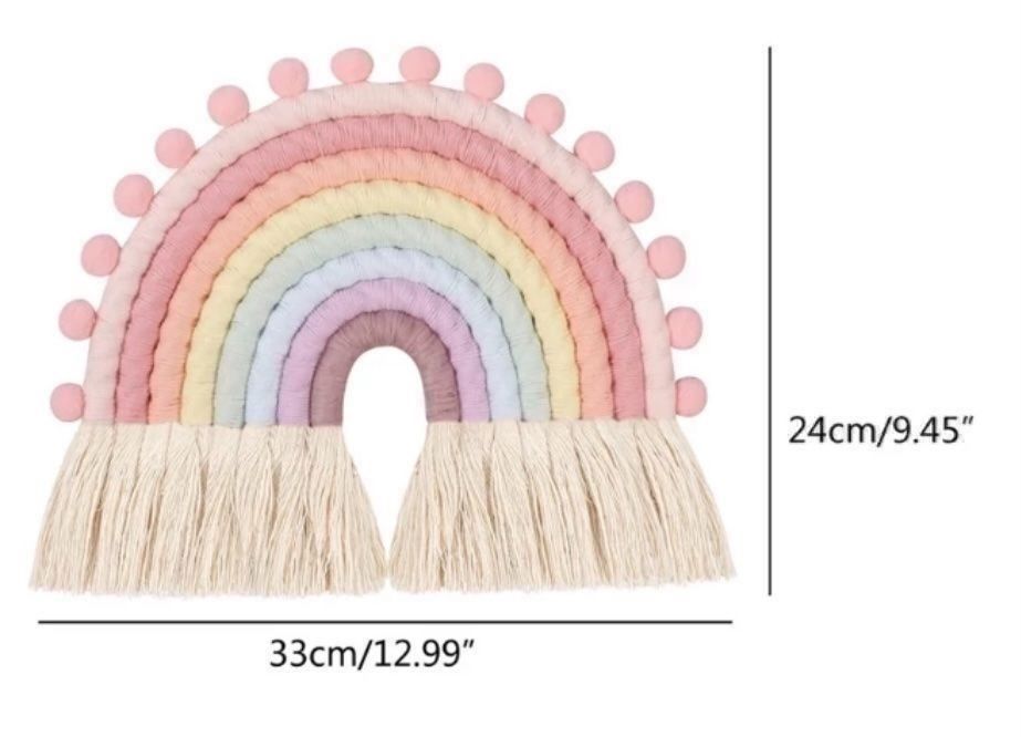 Tutte le decorazioni: Makramee Regenbogen Color Wandbehang NEU – Nuovo e nell'imballaggio originale da Lachen SZ venduto da Luxolino 2