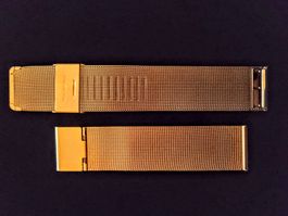 UMR Ruhla Uhrenarmband 20mm Edelstahl Milanaise Rarität