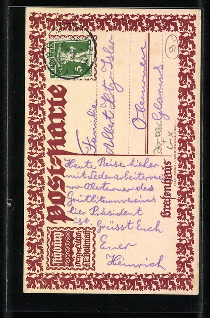 Ansichtskarten: sign. E. Bollmann: Grafenhaus, Strassenp – Gebraucht aus Berlin von bartko-reher 1