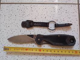 couteau SCHRADE USA pliable avec système de fixation à clips