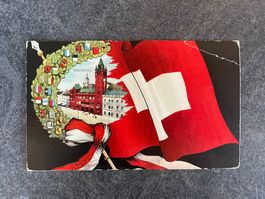 2x belles cartes postales ancienne de Suisse VINTAGE