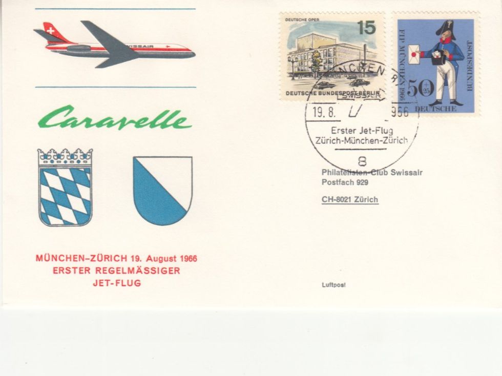 Tutti i francobolli: SLH RF 66.21b München-Zürich – Usato da Bürglen TG venduto da StampGraf