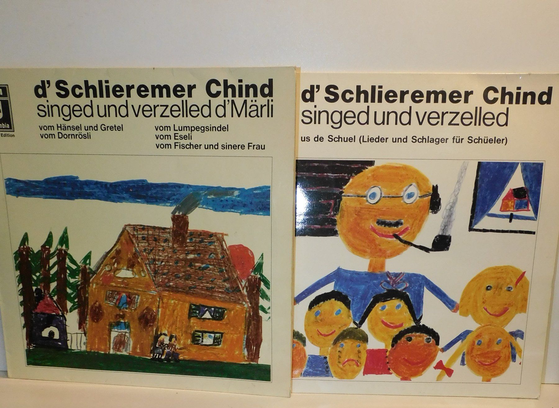 Schallplatten: Lp Schallplatte 4 Märlli Platten d Schlieremer Chind singed – Gebraucht aus Sursee von 76