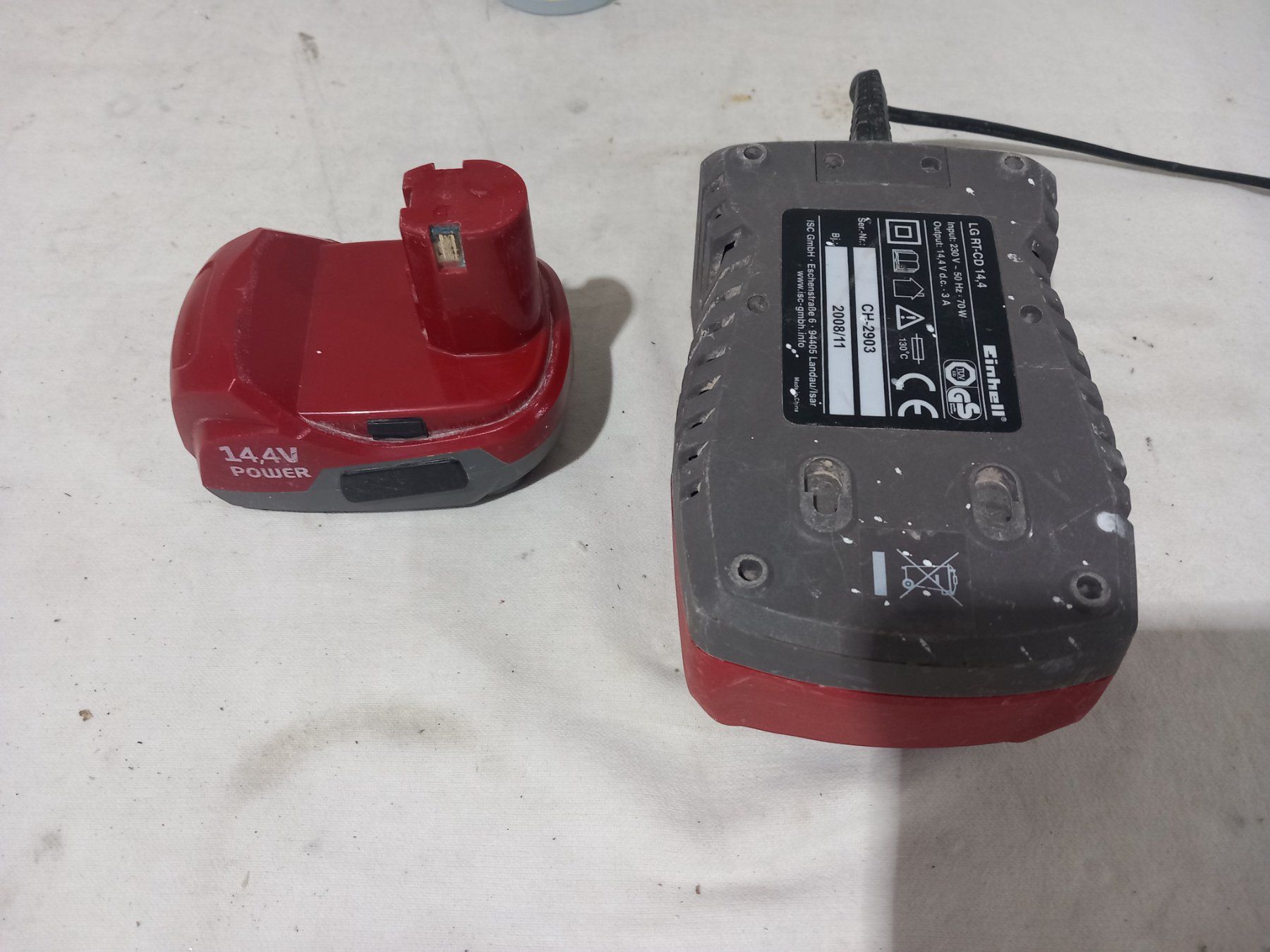 Einhell Caricatori & Batterie: Einhell LG-RT-CD 14,4 Ladegerät inkl. 1 Akku – Usato da Rheinau venduto da profitronic.shop 6