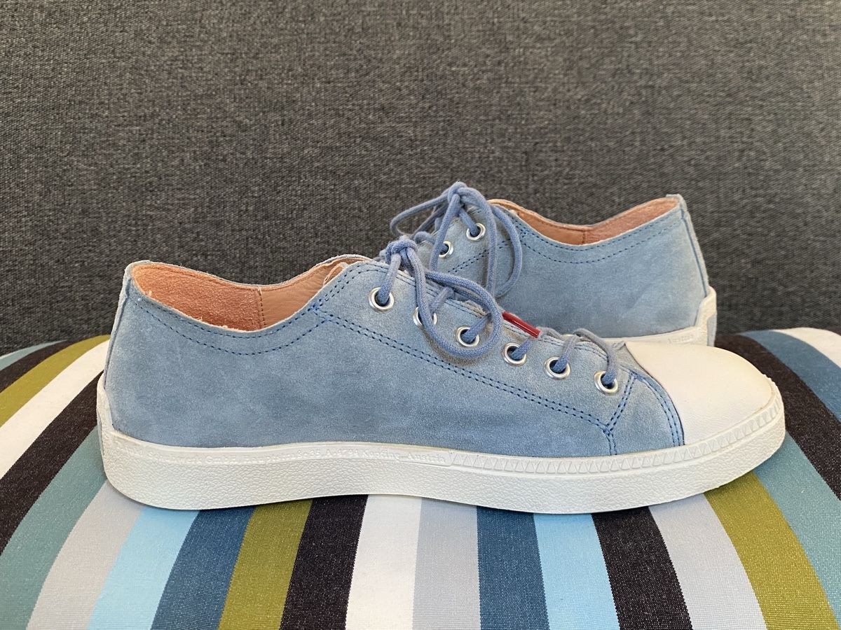 Think Scarpe da donna: Think! Sneaker aus Wildleder hellblau Grösse 38 – Usato da Buochs venduto da H16 5