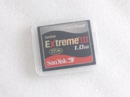 SanDisk Extreme III 1.0GB CF Karte