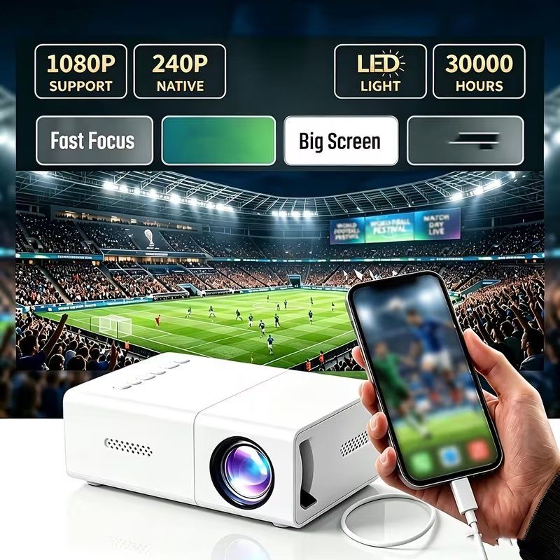 Proiettori: Mini LCD Projektor – Nuovo (secondo la descrizione) da Humlikon venduto da GX30 3