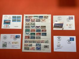 🇨🇭Briefmarken Flugpost gestempelt