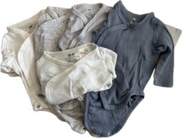 6er Set Baby Wickelbody langarm 56