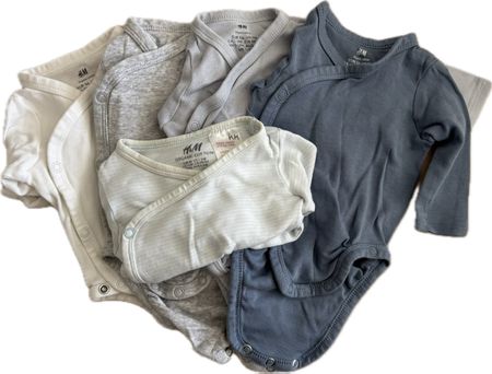 6er Set Baby Wickelbody langarm 56