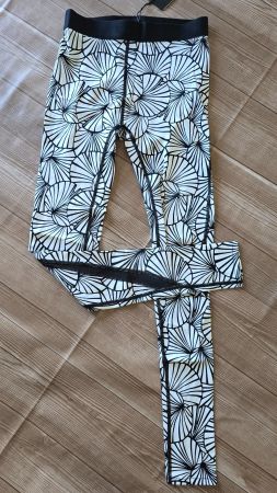 🆕️ SKINS DNAmic Long Tights - S - Graphic Sunfeather Black