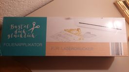 Folienapplikator für Laserdrucker/Neu