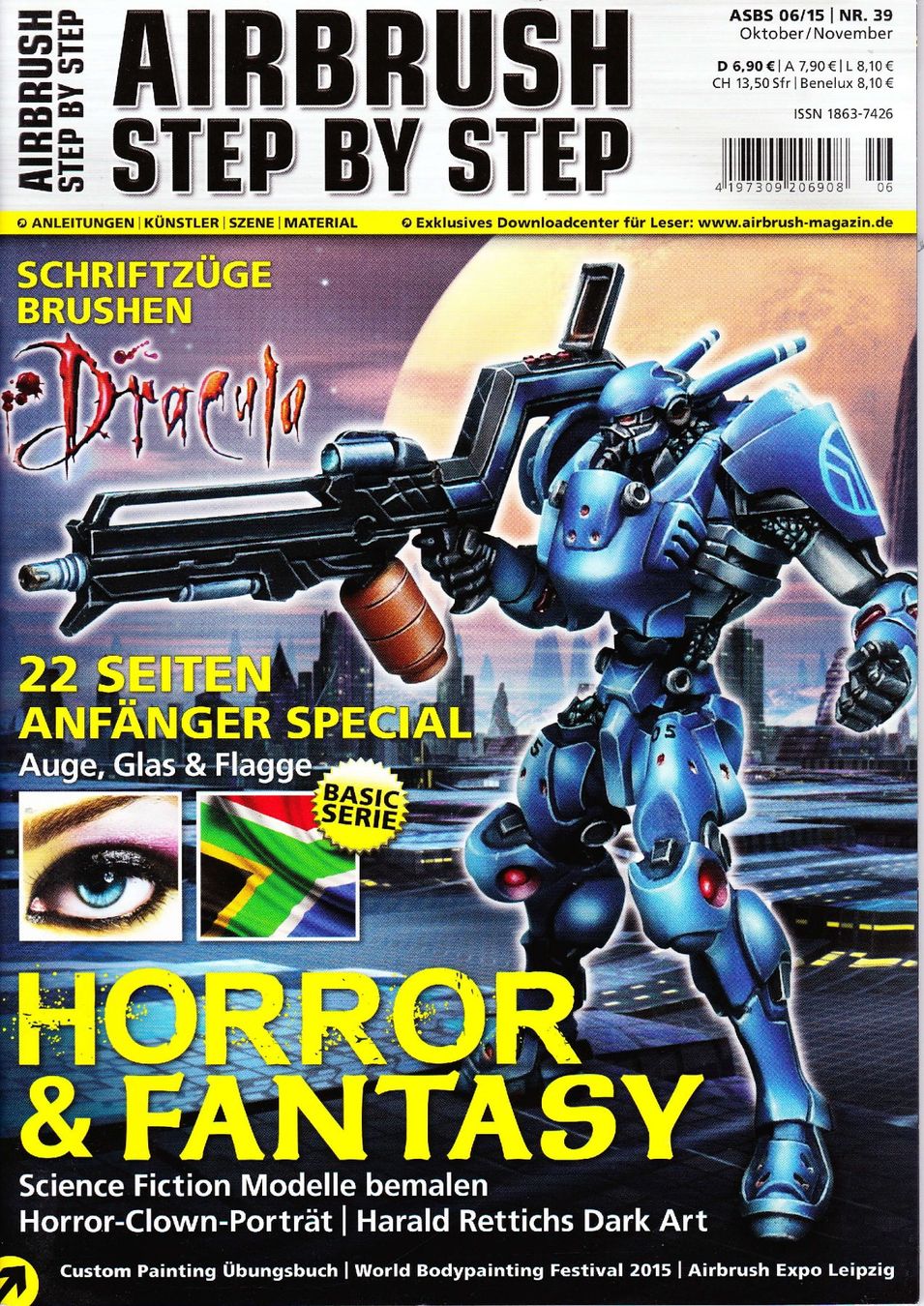 Riviste & Magazine: Airbrush Step by Step 06/15 - Nr. 39 – Nuovo (secondo la descrizione) da Reiden venduto da mirtox