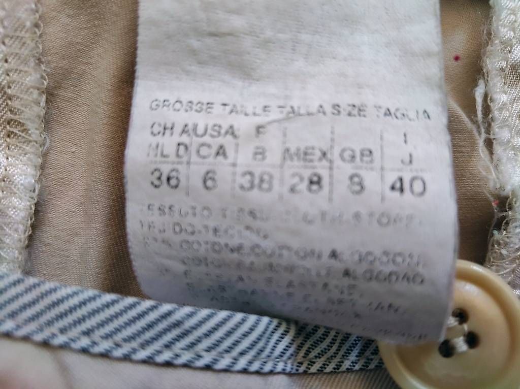 Pantaloni: MaxMara Weekend pantalon beige, T36-38 – Usato da FRIBOURG venduto da bigpolarbears 4