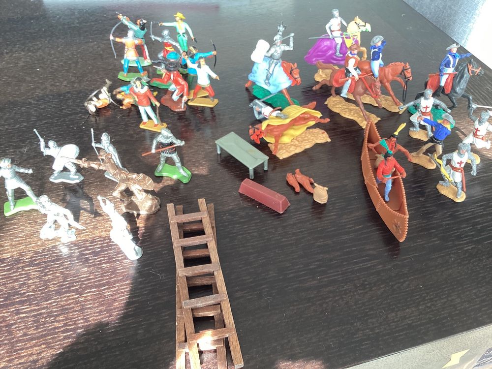 Starlux ☆ figurines cowboys far west britain elastolin à Le Mans