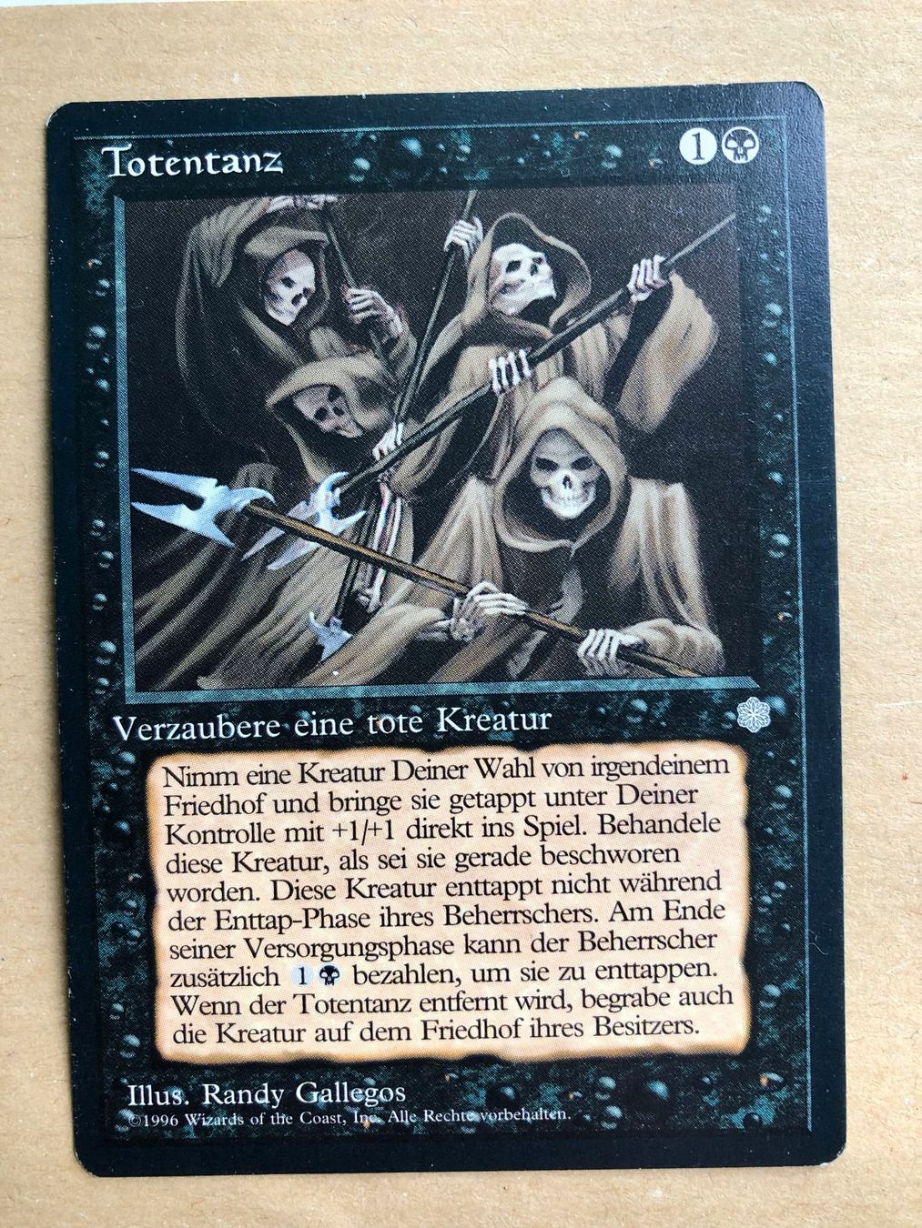Magic The Gathering Carte collezionabili: MTG Karte Totentanz – Usato da Aarau venduto da saglat