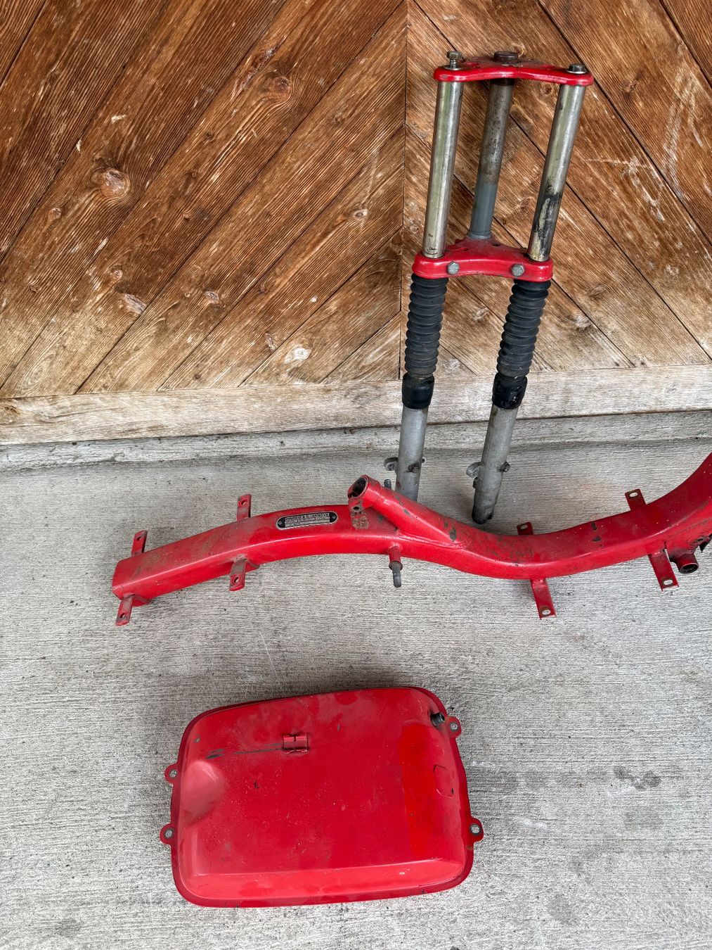 Piaggio Parti ricambio per ciclomotori: Piaggio Bravo Mofa Rahmen – Usato da Fahrni b. Thun venduto da Schneiderlein55 6