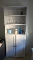 Buffetschrank weiss Holz mit Tueren und Regalen gebraucht