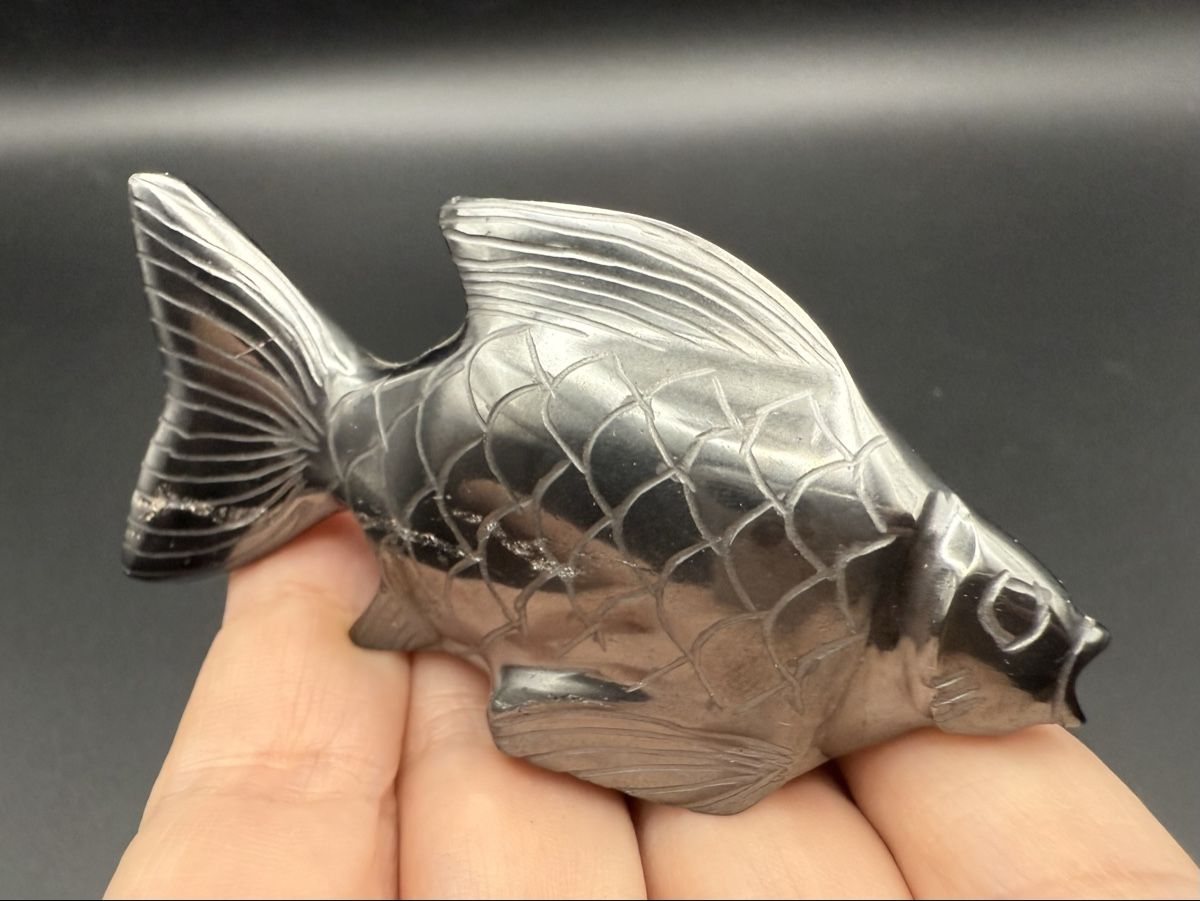 Figurines: Fisch aus Stein oder Metall, Vintage – D'occasion à Lamone par LaCantinaMagica 5