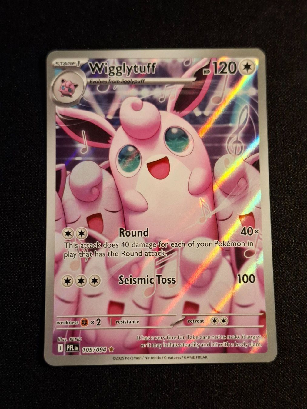 Pokémon Carte collezionabili: Pokemon Wigglytuff 105/094 PFL – Nuovo (secondo la descrizione) da Gammen venduto da Karbax