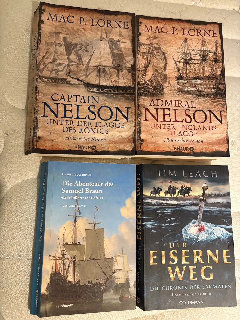 Bücher: Historische Romane Captain Nelson der eiserne Weg usw. – Gebraucht aus Unteriberg von Quatro