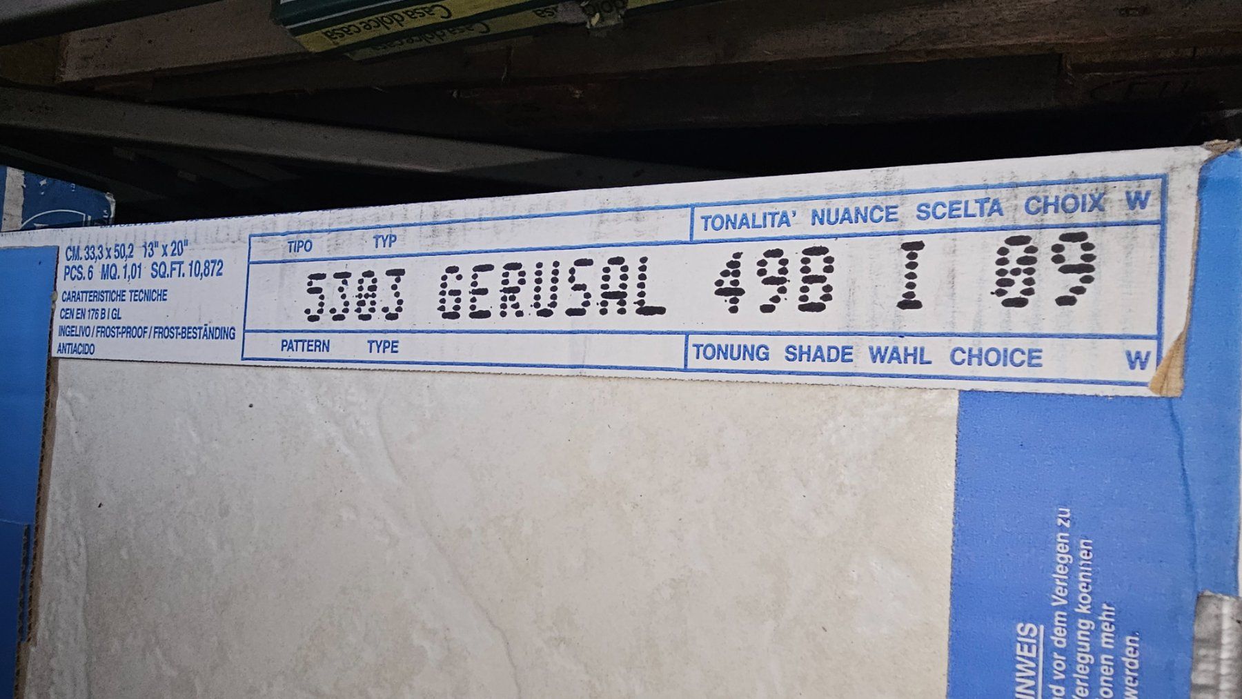 Bodenbeläge: Boden/Wandplatten 33.3x50.2  /PK8 – Neu und originalverpackt aus Diessenhofen von Osio 1