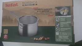 Casserole Tefal Nordica 16cm 1.7L avec couvercle acier
