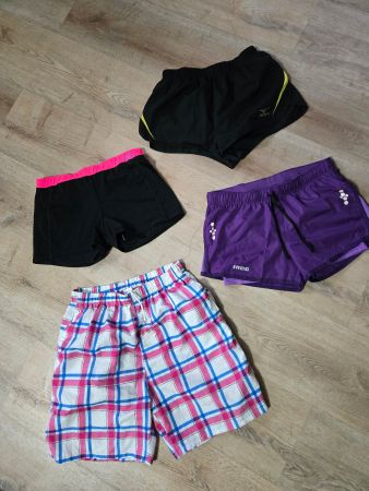 4er Set Damenshorts - Sportlich & Sommerlich! Gr. S