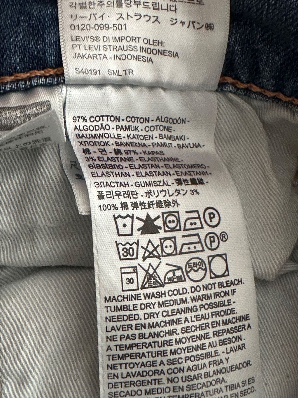 Levi's Jeans: Jeans LEVIS STRAUSS 511 Taille/Grosse W34 L32 – Usato da Bern venduto da BrandVilla 7