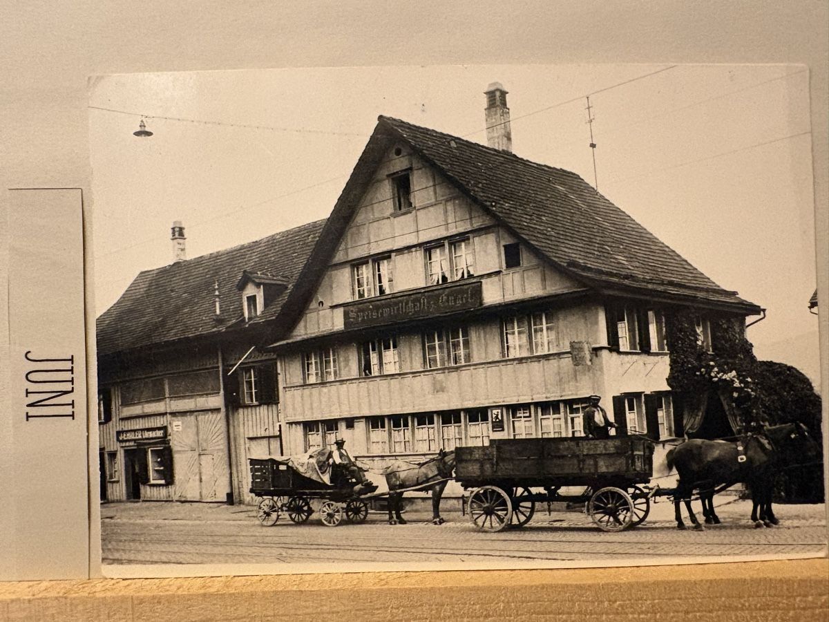 Cartoline postali: AK von Restaurant / Speisewirtschaft Engel – Usato da Rümlang venduto da Kartenpost1