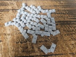 lego 2429c01 lot de 20 pièces Light Bluish Gray Hinge