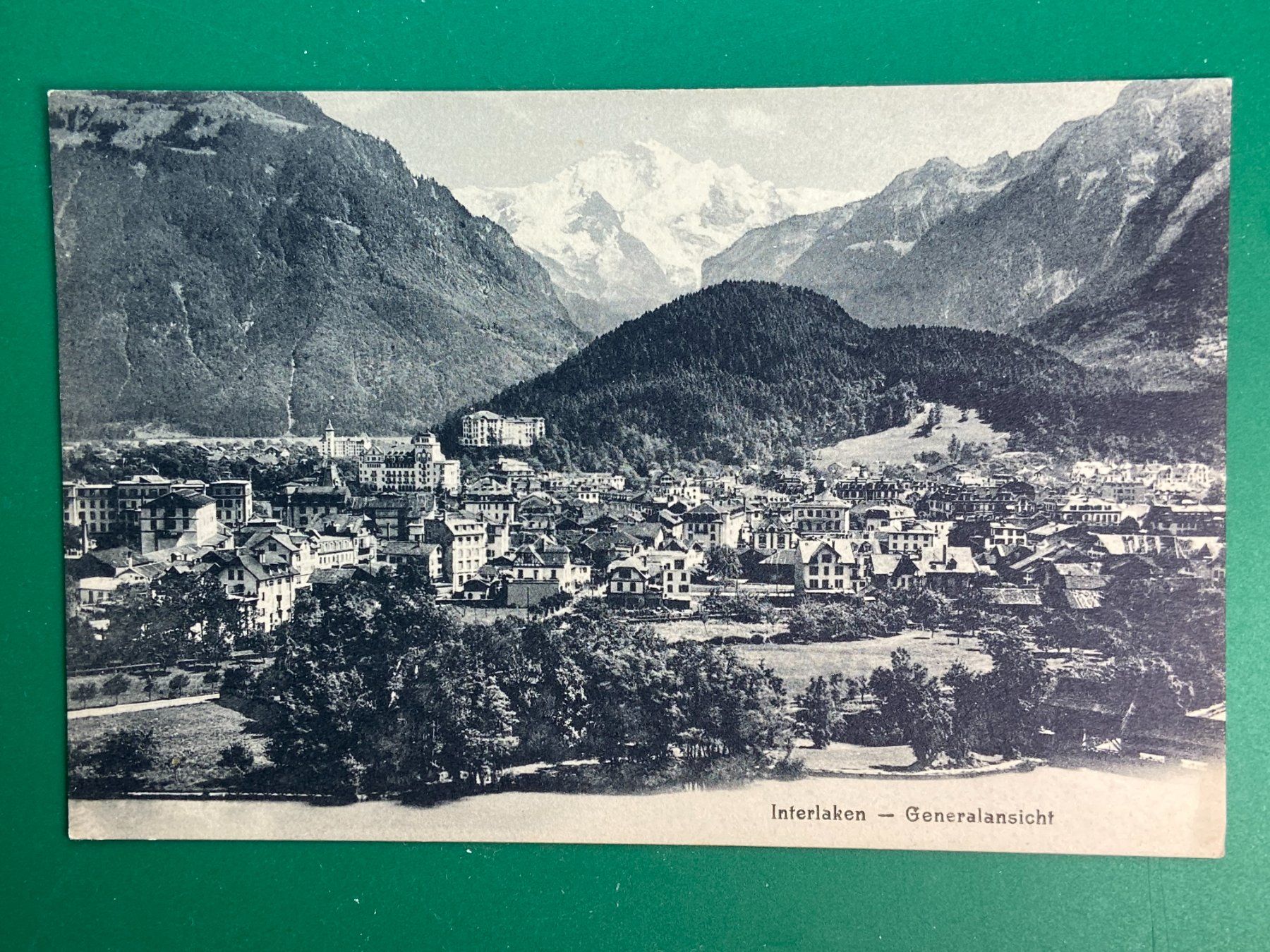 Cartoline postali: Interlaken - Generalansicht – Usato da Steg VS venduto da danwer74