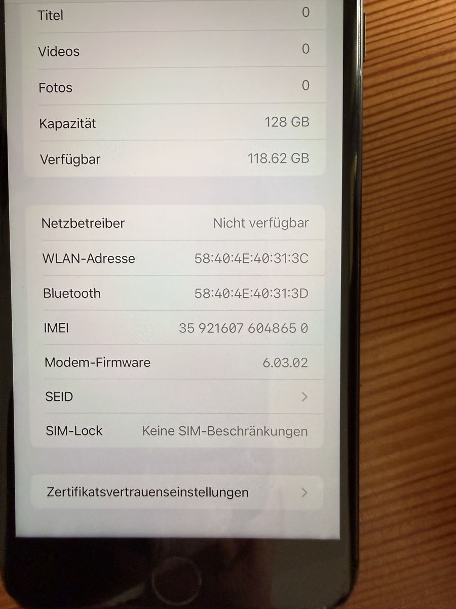 Apple Telefoni cellulari / Smartphones: iPhone 7 Plus, Black, 128GB – Usato da Zernez venduto da danielgrunder 8