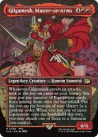 MTG Gilgamesh, Master-at-Arms [Borderless] #338