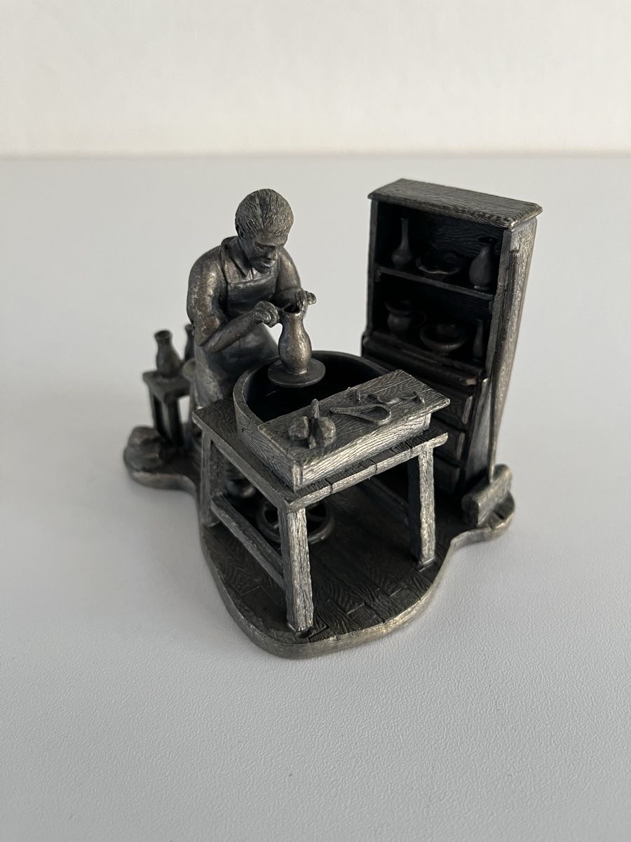 Statuette: Figur aus Zinn – Usato da Wetzikon ZH venduto da seli03 2