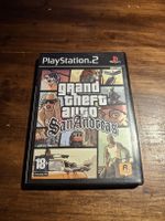 Grand Theft Auto San Andreas Spiel PS2 mit Karte gebraucht
