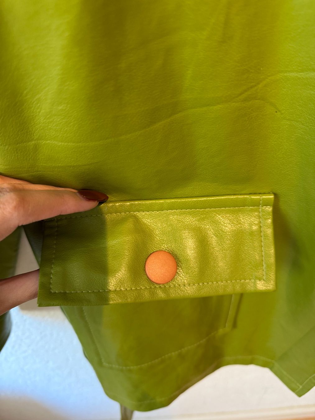 Giacche: Green leather jacket – Usato da St. Gallen venduto da trxcy 7
