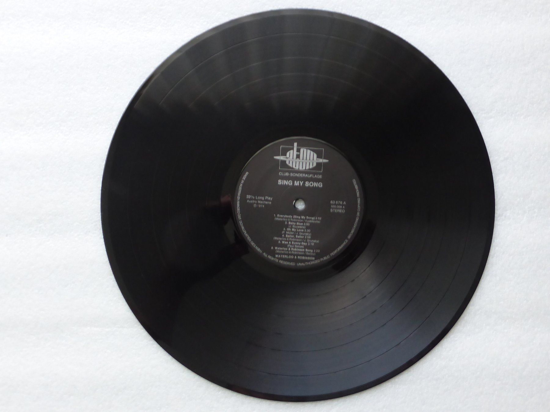 Schallplatten: VINYL  LP  WATERLOO & ROBINSON – Gebraucht aus Küssnacht am Rigi von Sunnestrahl 1
