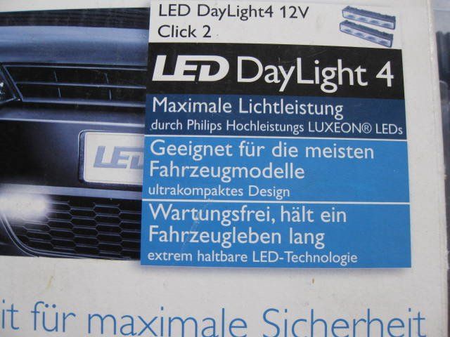Fari: Philips Tagfahrlicht LED DayLight 4 12V, Scheinwerfer – Usato da Neudorf venduto da Siola71 1