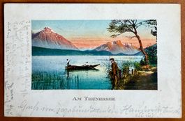 Thunersee - Niesen - Pêcheurs 1909