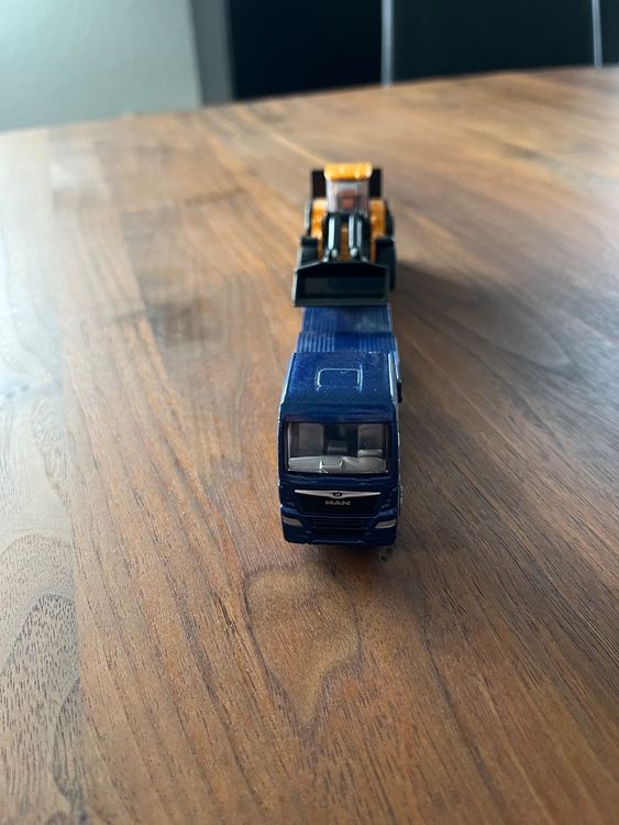 Siku MAN LKW Mit Tieflader Und JCB Radlader 1790 - Svens