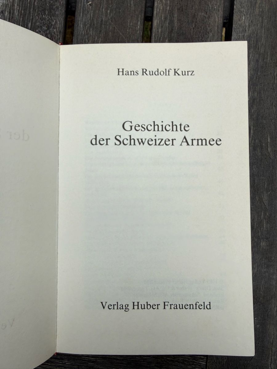 Libri: Geschichte der Schweizer Armee – Usato da Fribourg venduto da Ardoffel 1