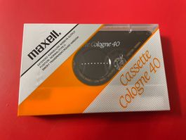 MAXELL Cologne CC-40 seltene Audio Kassette Originalzustand