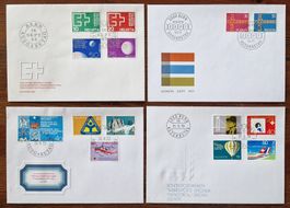 Konvolut von 21 FCD's   -   Schweizer Briefmarken ab 1963