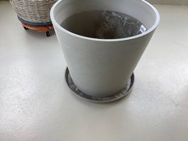 Ecopots Unterteller für Pflanzentöpfe 44,5cm in taupe
