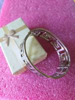 Schöner VINTAGE Armreif Old Stock herrliches Meander Muster