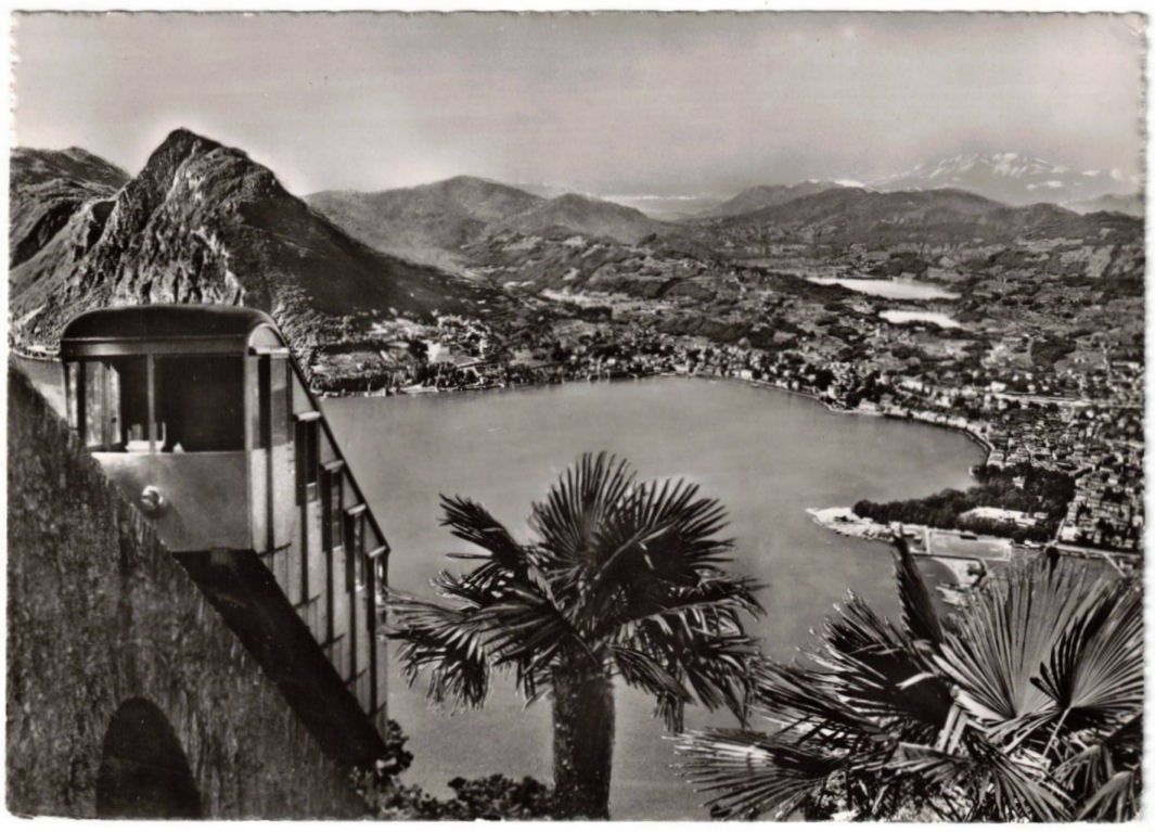 Cartoline postali: Lugano - Standseilbahn Monte Brè – Usato da Binningen venduto da Mountainrider